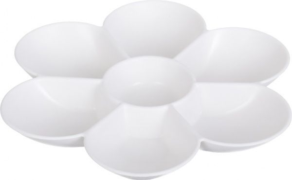 Палитра пластиковая Цветок A15464 17,7 см