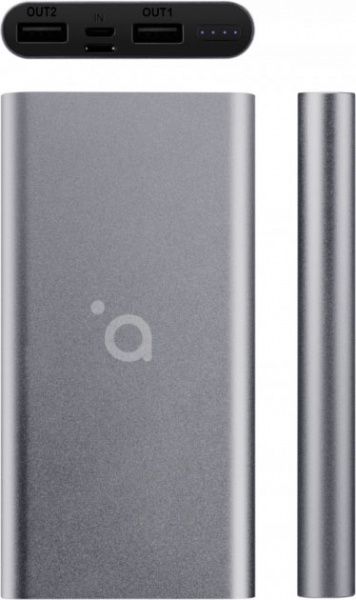 Внешний аккумулятор (Powerbank) Acme 10000 mAh grey (4770070879344) 