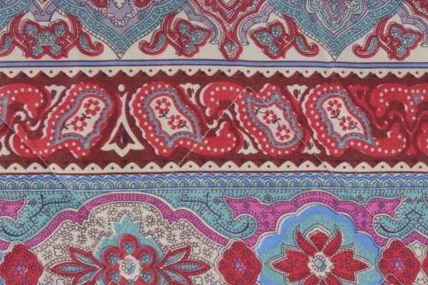 Покрывало стеганое Пэчворк 2409 240x215 см бежевый с коричневым 