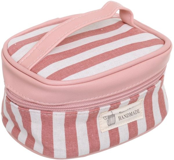 Косметичка Полоска розовый 