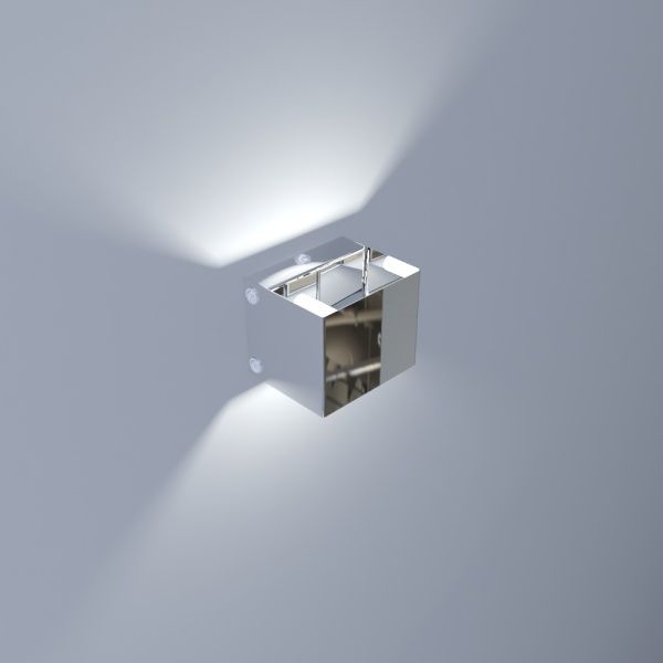 Светильник настенный Iterna 2Qube G4 хром 