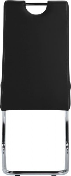 Стілець обідній GT Racer KY666 хром/чорний