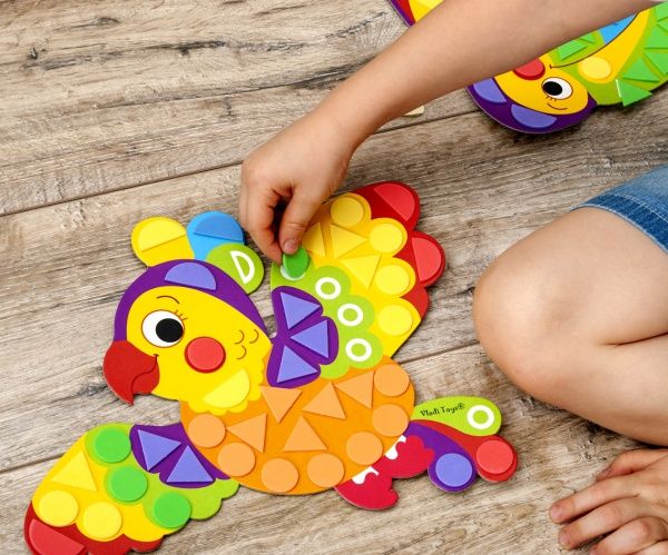 Набір для творчості Vladi Toys М'яка фігурна мозаїка Тукан VT4511-02