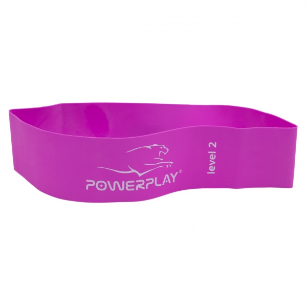 Резинка для фітнесу PowerPlay 4140 Level 2 600x60x0,8 мм 10 кг фіолетова