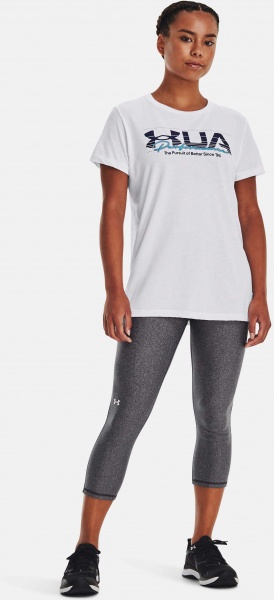 Футболка Under Armour VINTAGE PERFORMANCE SS SS23 1376748-100 р.M білий