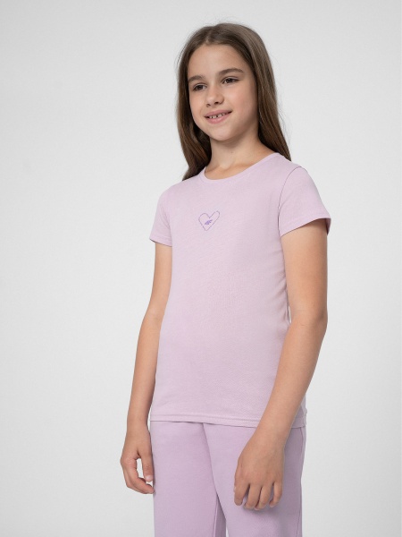 Футболка 4F 4FJSS23TTSHF384-52S р.128 розовый