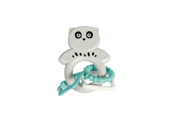 Іграшка-брязкальце Lindo Котик з кільцями 1617