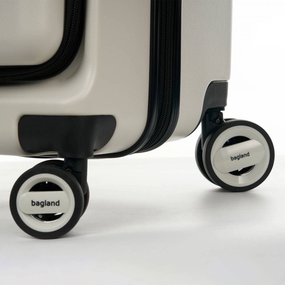 Чемодан Bagland VELO S 40 л белый