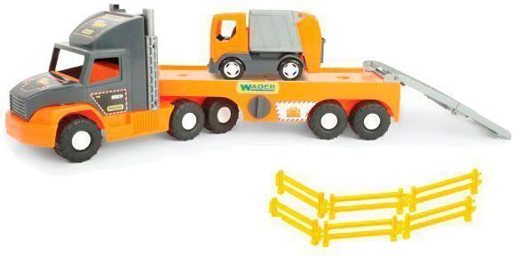 Іграшковий набір Wader Super Tech Truck з сміттєвозом