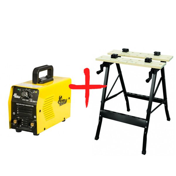 Зварювальний апарат Кентавр СВ-200Т1 + верстат Кентавр ВБ-01В