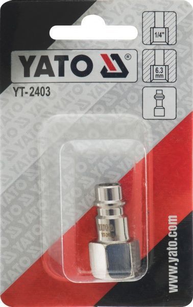 Швидкознімач YATO на різьбу внутрішню 1/4 