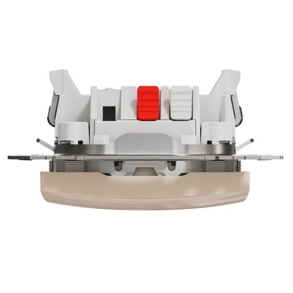 Выключатель одноклавишный Schneider Electric Sedna Design с подсветкой 10 А 250В бежевый SDD112101L