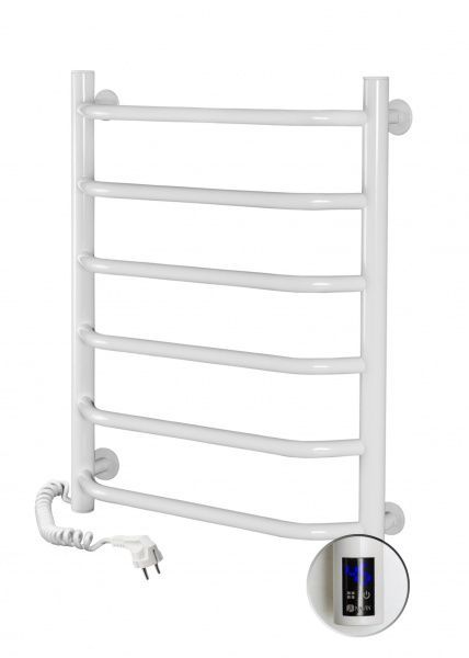 Полотенцесушитель электрический NAVIN Блюз 480х600 Sensor левый белый 12-006133-4860