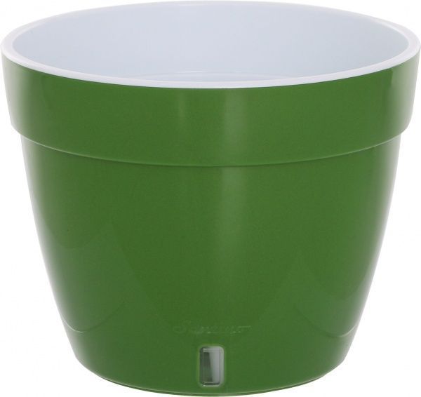 Горщик пластиковий Santino Асти круглий 2,5л зелений 