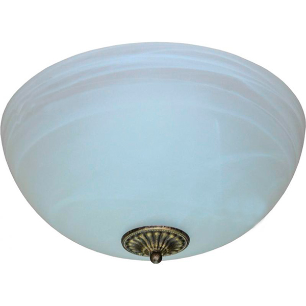 Світильник настінно-стельовий Геотон НПБ 02-3х60-220 1006-АЛБ 3x60 Вт E27 білий 47332 