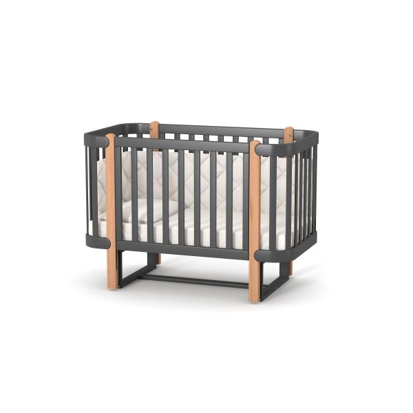 Ліжечко дитяче Veres ЛД 5 Монако темно-сірий 05.3.1.21.16