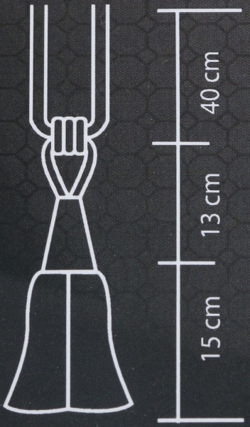 Подхват для штор 2018-52-K-85 кремовый/бирюзовый Majestic