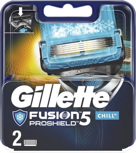 Сменный картридж Gillette ProShield 5 Chill Fusion 2 шт.