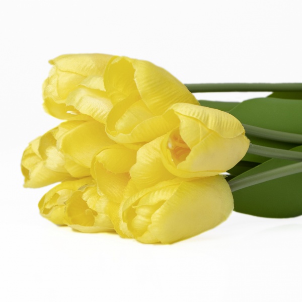 Букет искусственных тюльпанов 10 шт. желтый 8x8x36 см 190812