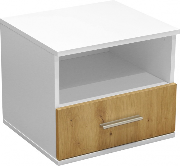 Тумба прикроватная Kartissa Риека New ТКр1 дуб эвок прибрежный / белый 