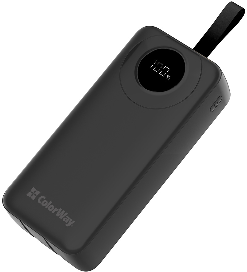 Повербанк ColorWay EnergyPlus 30000 mAh black (CW-PB300LPB4BK-PDD)