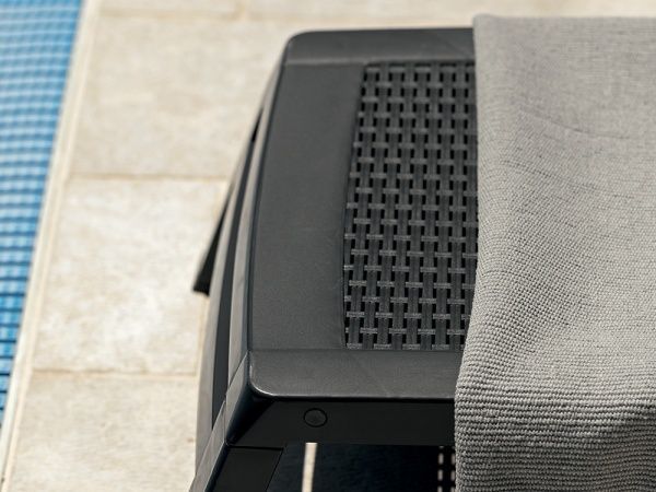 Лежак Miami антрацит 70x190 см 