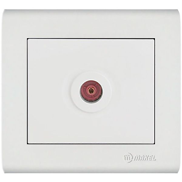 Розетка TV Makel Manolya білий 41001007