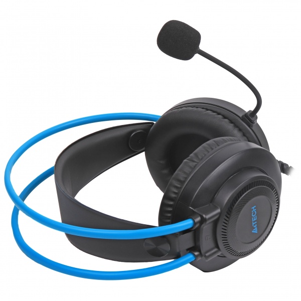 Наушники A4Tech FH200U (Blue) grey (FH200U (Blue)) Fstyler USB Stereo Headphone 