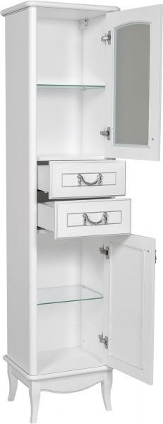 Пенал напольный Aqua Rodos Микела белый