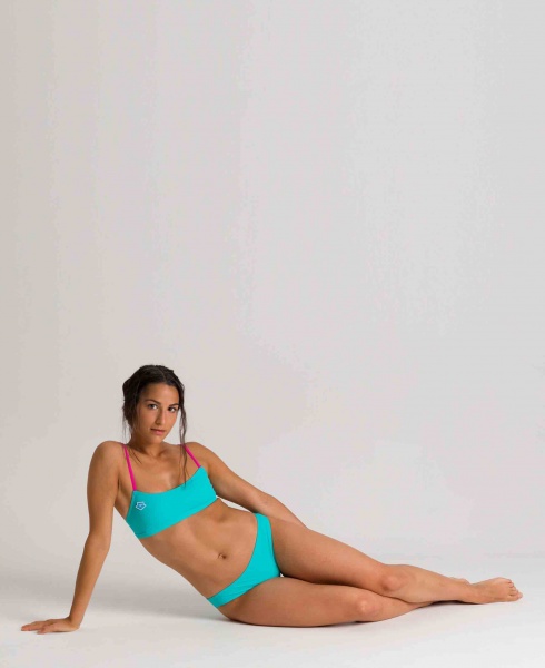 Купальник Arena W ICONS BANDEAU TWO PIECES 003109-870 р.38 голубой