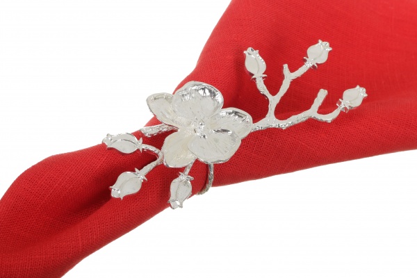 Кольцо для салфеток Silver Camomile YQU9136-2