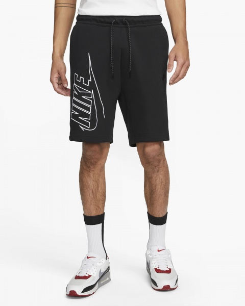 Шорты Nike TCH FLC GX SHORT DZ4472-010 р. 2XL черный