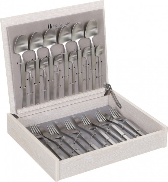 Набор столовых приборов Vertice 24 предмета на 6 персон в деревянной коробки
