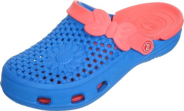 Сабо DreamStan Крокс р.3435 синий-персик