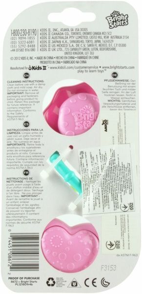 Погремушка Bright Starts Штанга розовая 8672