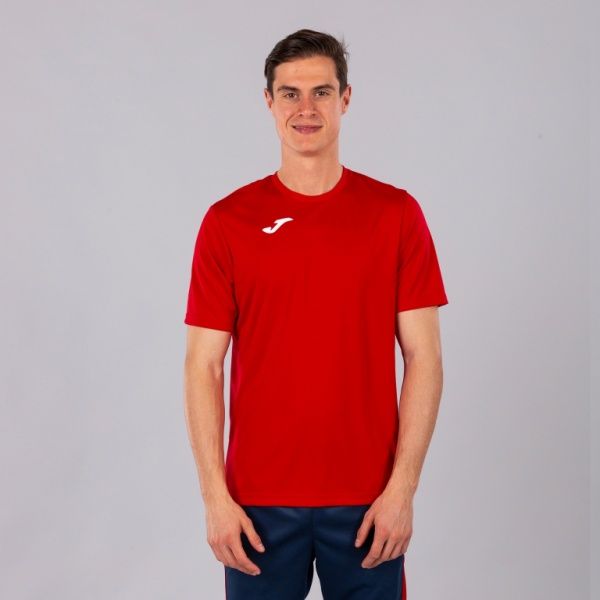 Футболка Joma T-SHIRT COMBI RED S/S 100052.600 6XS-5XS червоний