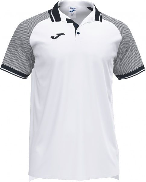 Поло Joma ESSENTIAL II POLO WHITE-BLACK S/S 101509.201 L білий