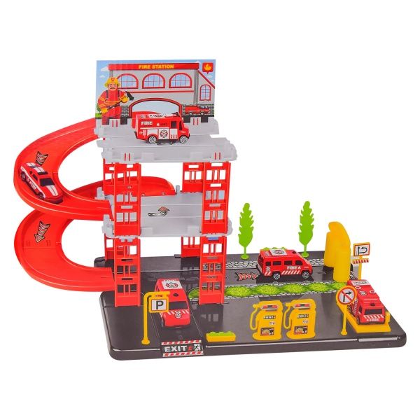 Игровой набор Паркинг, Полиция 4 машинки, в ассортименте P1205A-3