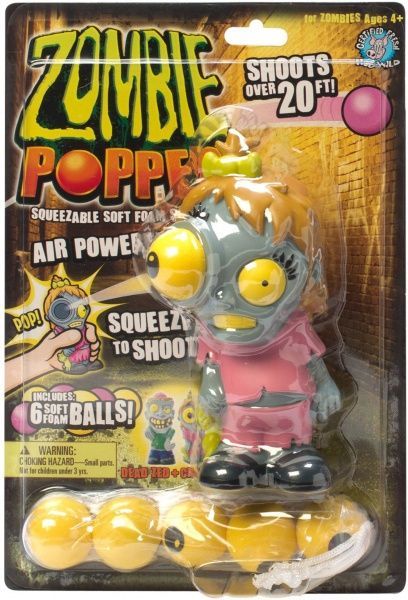 Стреляющая зверушка Squeeze Popper Зомби 54752 