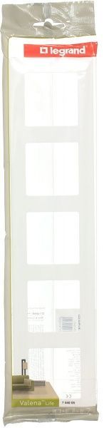 Рамка п'ятимісна Legrand Life універсальна білий 754005