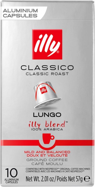 Кофе в капсулах illy Classico Lungo 5,7х10 шт