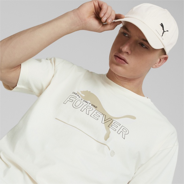 Футболка Puma ESS BETTER RELAXED GRAPHIC TEE 67329799 р.S бежевий