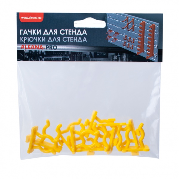 Гачок для стенду 12х30х35 мм 10шт. Алеана 127053