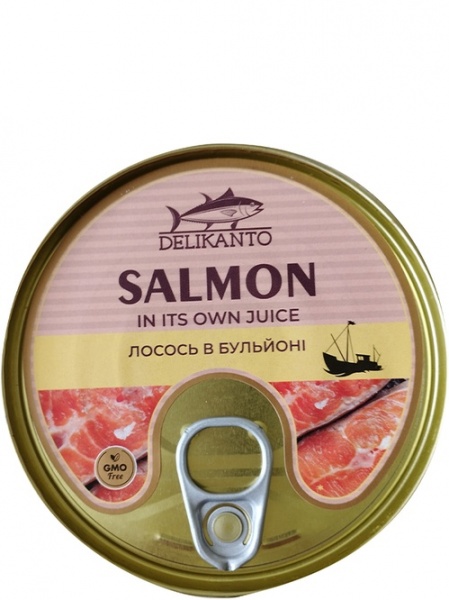 Лосось Delikanto в бульоне 240 г