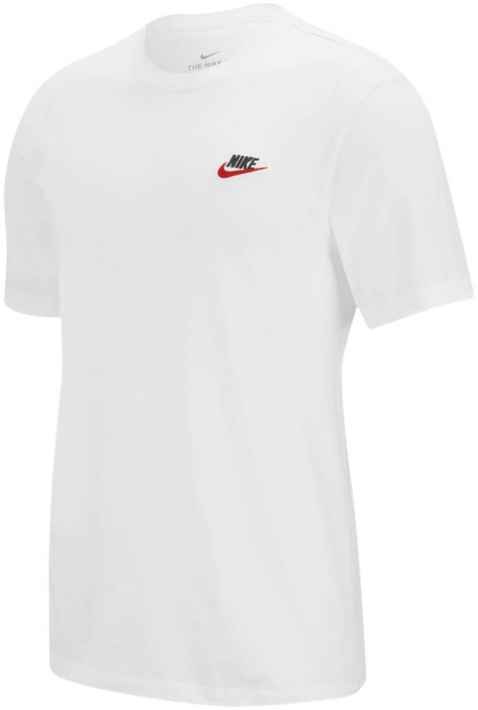 Футболка Nike M NSW CLUB TEE AR4997-100 р.S білий