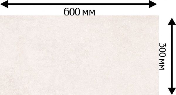 Плитка Zeus Ceramica Concrete Bianco ZNXRM1BR 30x60x9,2 