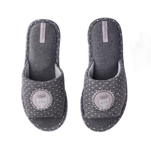 Капці домашні Twins HS-VL з наліпкою р.40 сірий 