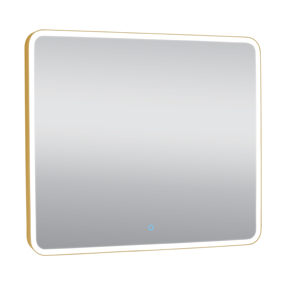 Зеркало со встроенной подсветкой Aqua Rodos Donato gold 80х70 sensor