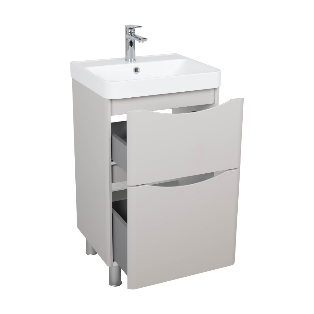 Тумба підлогова Aqua Rodos Vista кашемір зумивальникомDeep 50см