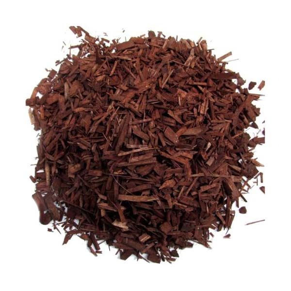 Мульча древесная декоративная колорированная, цвет КОРИЧНЕВЫЙ 70 л
